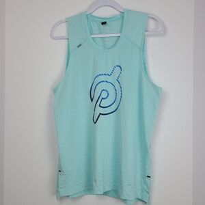 Rhone x Peloton men's cycling short sleeve shirt, Sz M (PTP 21")